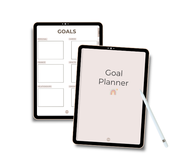 Digital Goal Planner Hyperlinked